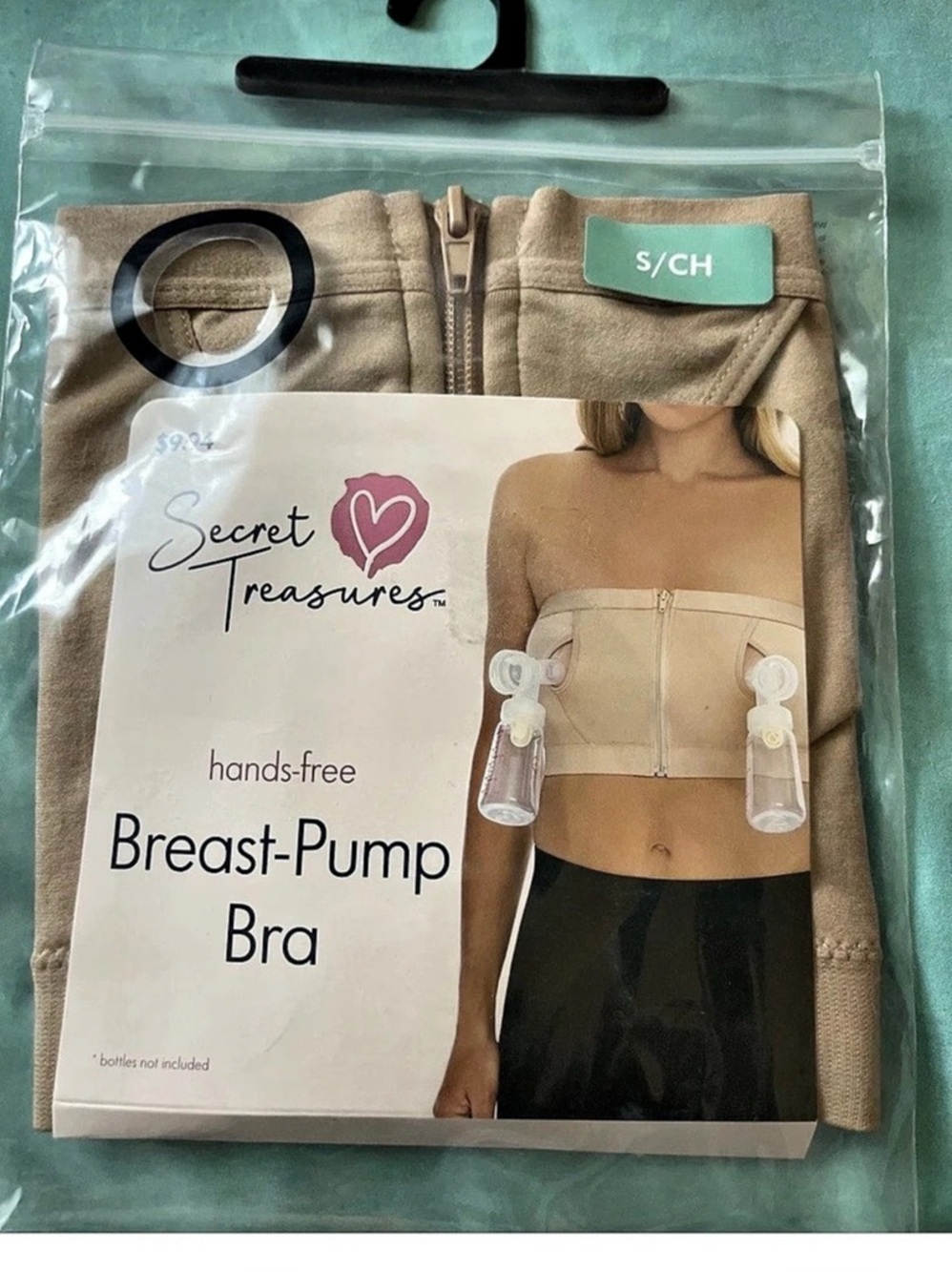 Secret Treasures Hands-Free Breast-Pump Bra Beige Size S/CH